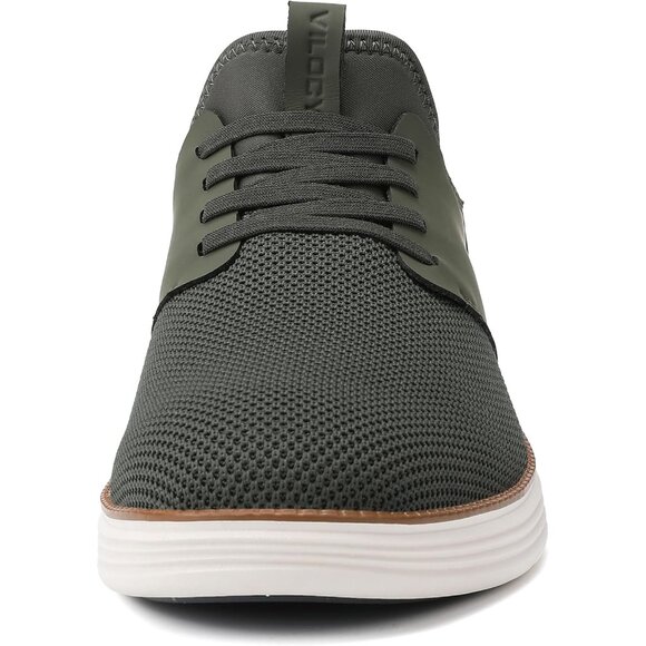 ⚡VILOCY Men's Grey Fashion Dress Oxfords Business Mesh Breathable Sneakers - Picture 8 of 9